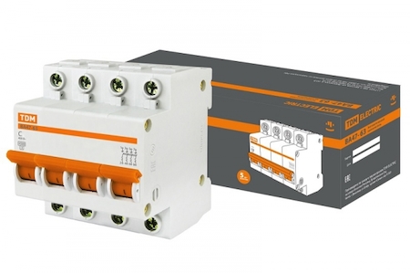 TDM ELECTRIC SQ0218-0034 Авт. выкл.ВА47-63 4Р 40А 4,5кА х-ка С TDM